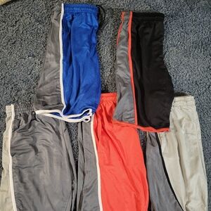 Kids Athletic Shorts Set - Blue, Red, Gray, Black